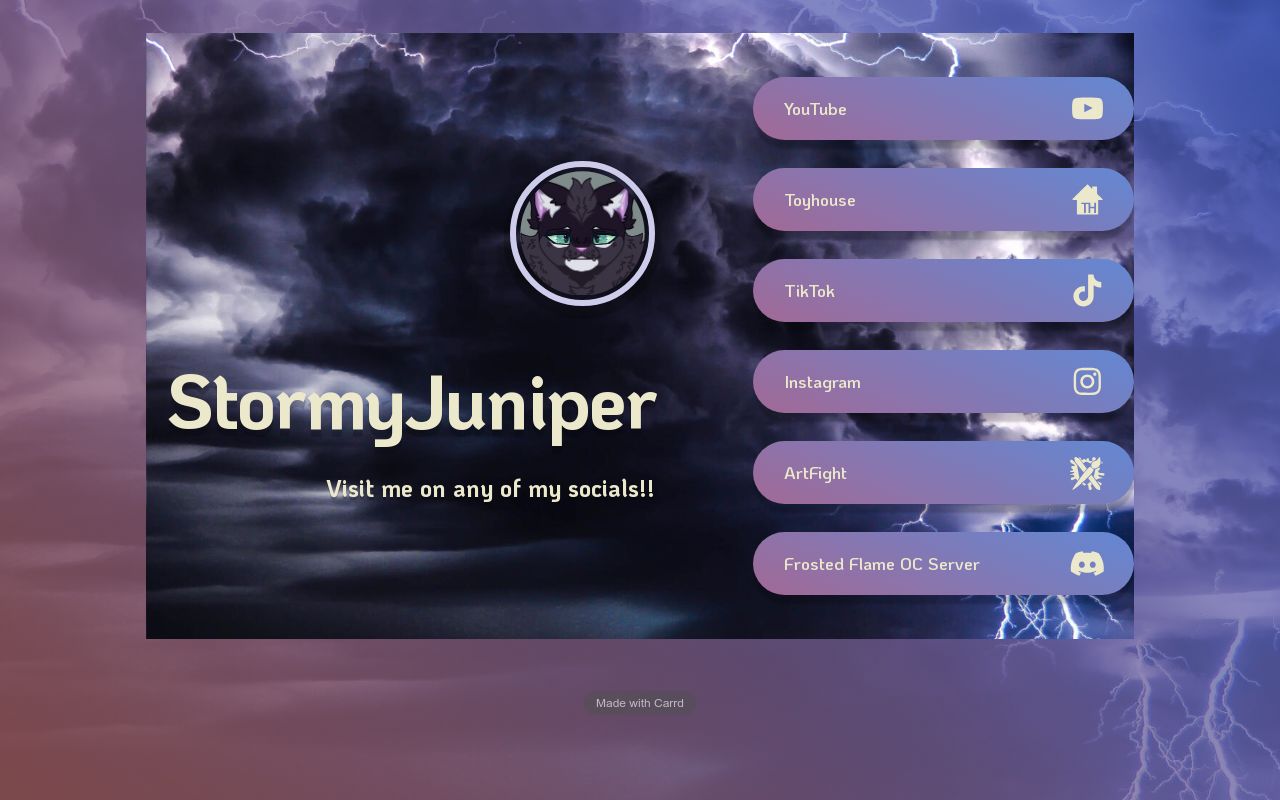 StormyJuniper’s Carrd